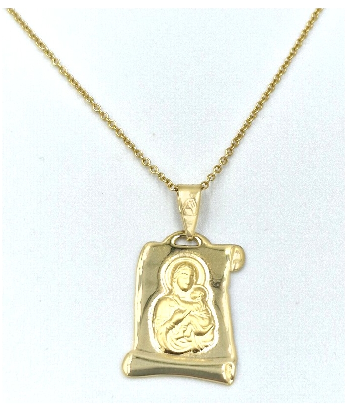 Child Pendant Gold Κ14 shiny