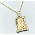 Necklace Gold Κ14 shiny