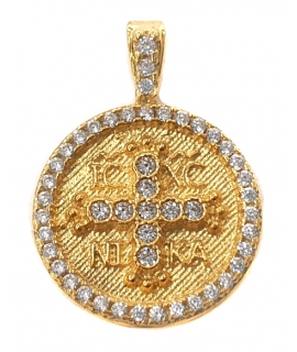 Pendant Gold K14 ΕΝ ΤΟΥΤΩ ΝΙΚΑ
