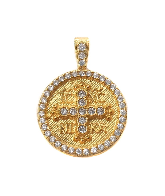 Pendant Gold K14 ΕΝ ΤΟΥΤΩ ΝΙΚΑ