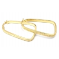 Earrings hoop gold K9