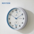 Ρολόι Τοίχου RHYTHM Αθόρυβο CMG722NR03 με θερμόμετρο & υγρόμετρο 26cm