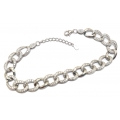 Bracelet Silver 925° cowboy with zircons