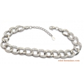 Bracelet Silver 925° cowboy with zircons