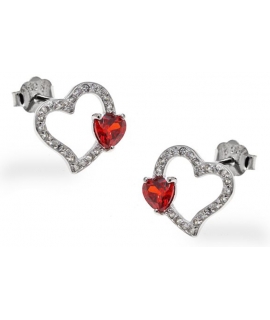 Earrings Silver hearts