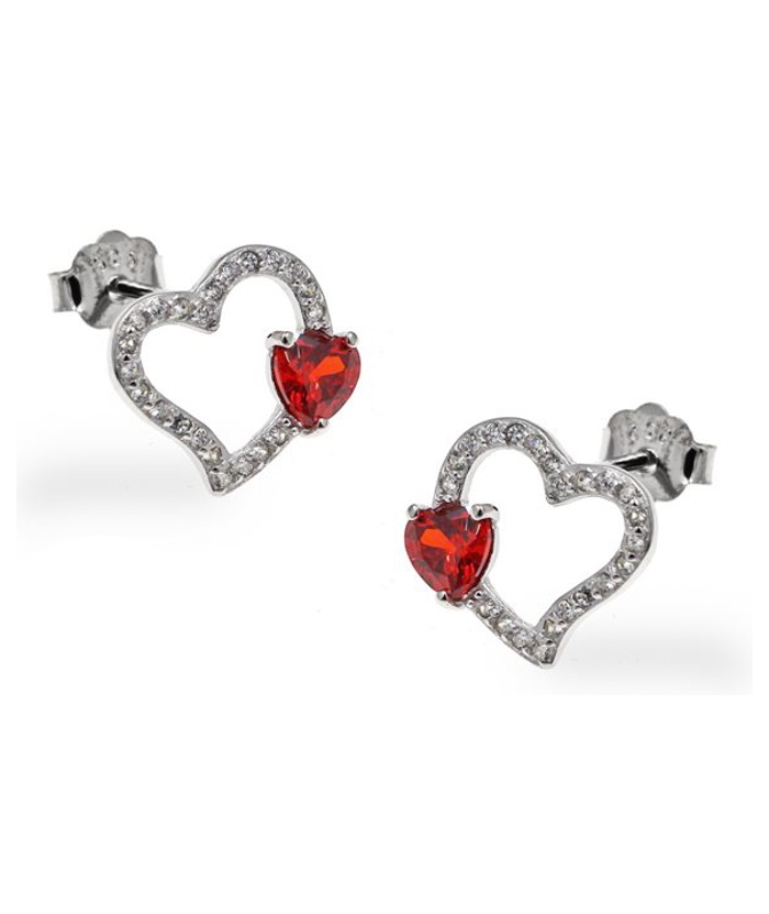 Earrings Silver hearts