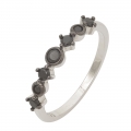 Ring Silver Τwo lines