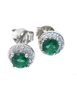 Earrings Silver Rozetes 2