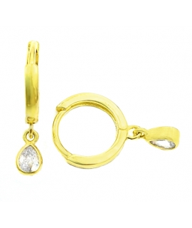 Earrings Silver Tear