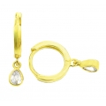 Earrings Silver Tear
