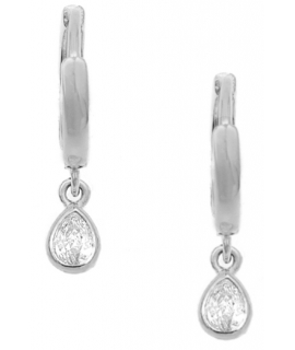 Earrings Silver Tear 2