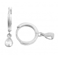 Earrings Silver Tear