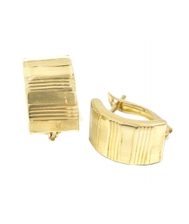 Earrings hoop gold K14 