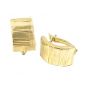 Earrings hoop gold K14 