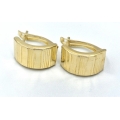 Earrings hoop gold K14 