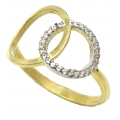 Ring gold K14 Circles