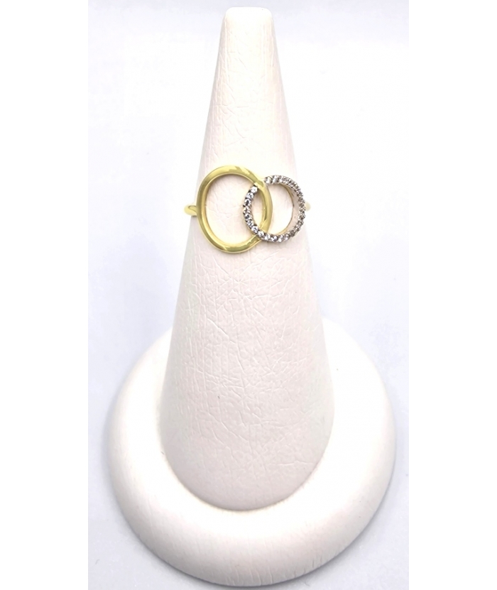 Ring gold K14 Circles