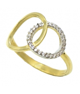 Set Ring & earrings Gold K14 2