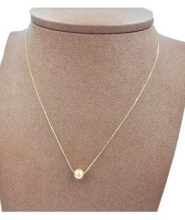 Necklace Gold K14 ball 8mm 2