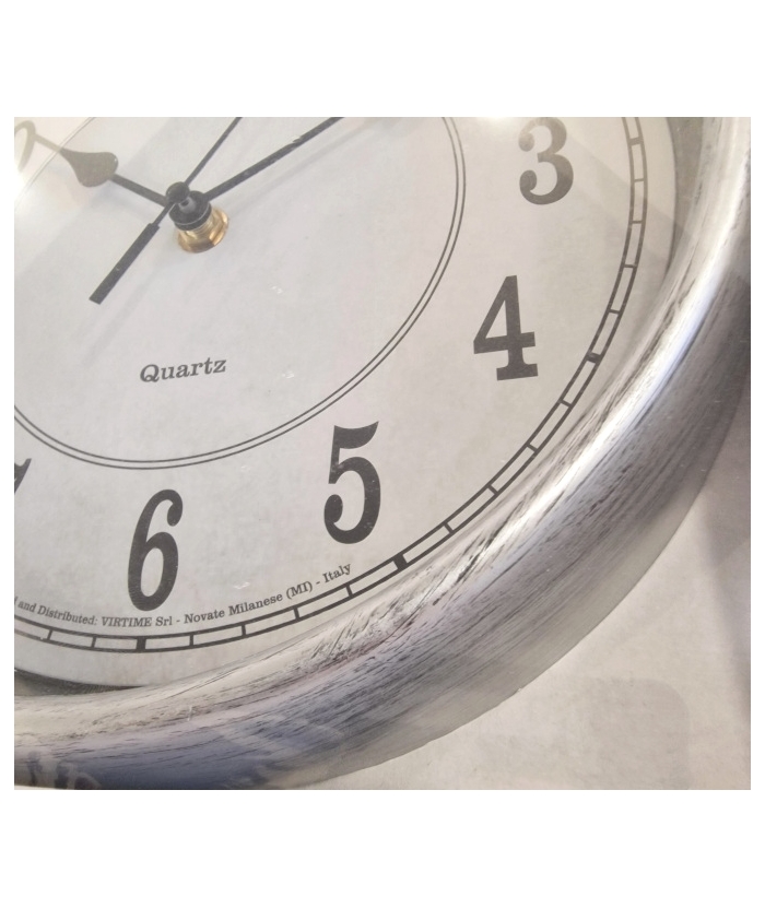 Ρολόι Τοίχου VIRTIME 1835/00 Πλαστικό 24cm Αντικέ