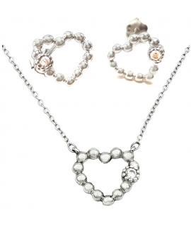Necklace Silver "Synthetic Topaz"