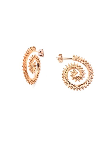 Earrings Silver Rosegold