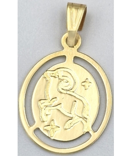 Zodiac Sign Gold K14 Aries