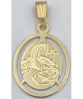 Zodiac Sign Gold K14 Scorpio