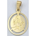 Zodiac Sign Gold K14 Virgo