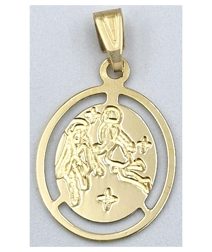 Zodiac Sign Gold K14 Aquarius