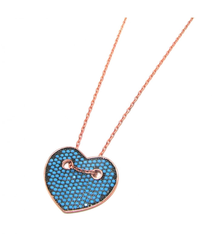 Necklace Silver 'Heart'