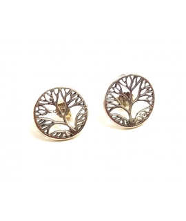 Earrings Silver 'Tree of life'