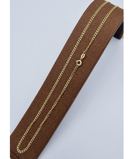 Χρυσή Αλυσίδα Λαιμού Κ14 Μασίφ Gourmet 55cm 2