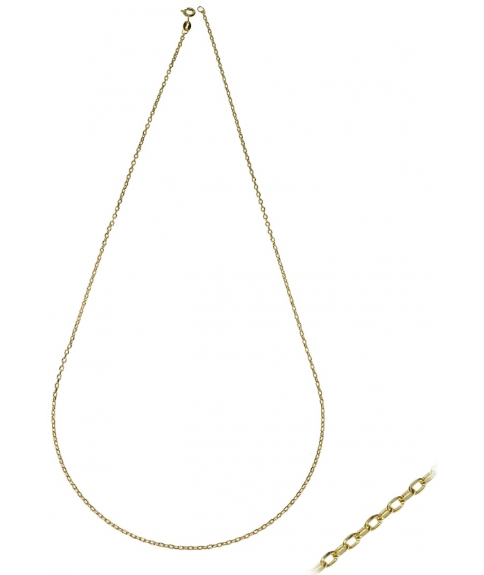 Gold Chain K14 Greca Hollow 45cm