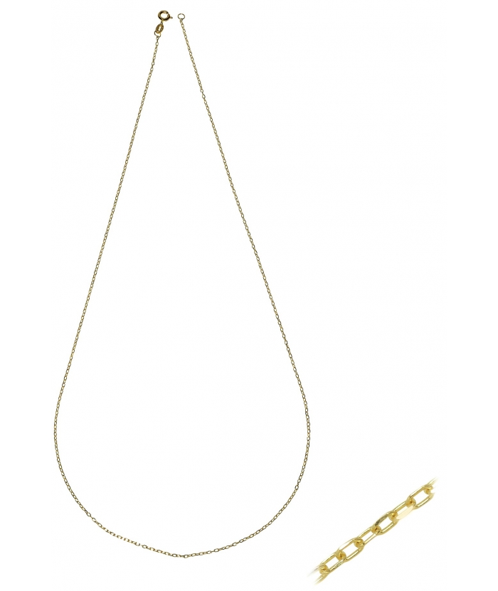 Gold Chain K14 Greca μασίφ 50cm