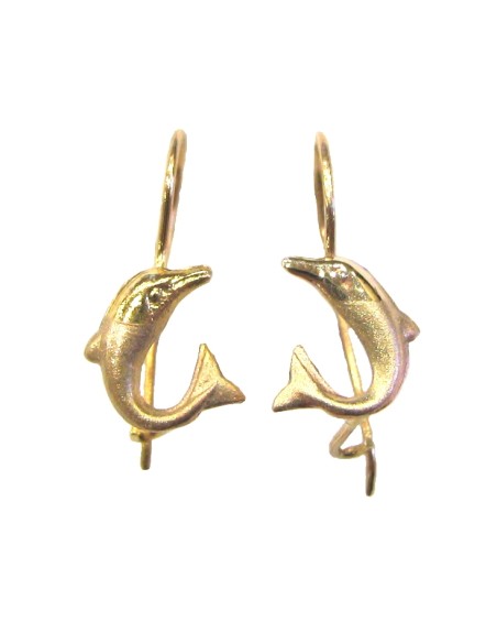 Earrings children Gold 'Dolphins'