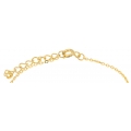 Bracelet Silver goldplated Heart 3D