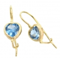 Earrings children Gold 'Hearts'