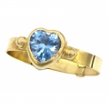 ΣΚΟΥΛΑΡΙΚΙΑ ΧΡΥΣΑ ΠΑΙΔΙΚΑ 'ΚΑΡΔΙΕΣ Aquamarine''