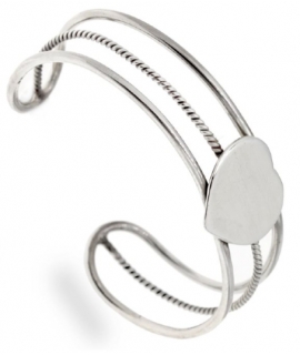 Bracelet Silver hearts 2