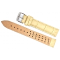 Leather Strap TZEVELION ART409 Beige crocodile 18mm