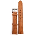 Leather Strap TZEVELION ART409 tabac 18mm