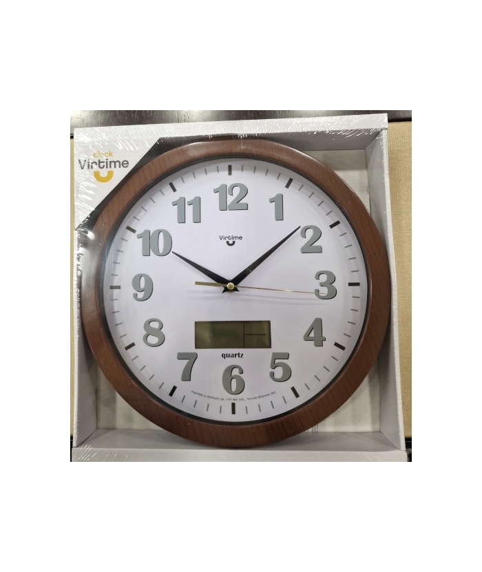 Ρολόι Τοίχου VIRTIME 1823/10 Πλαστικό 30cm