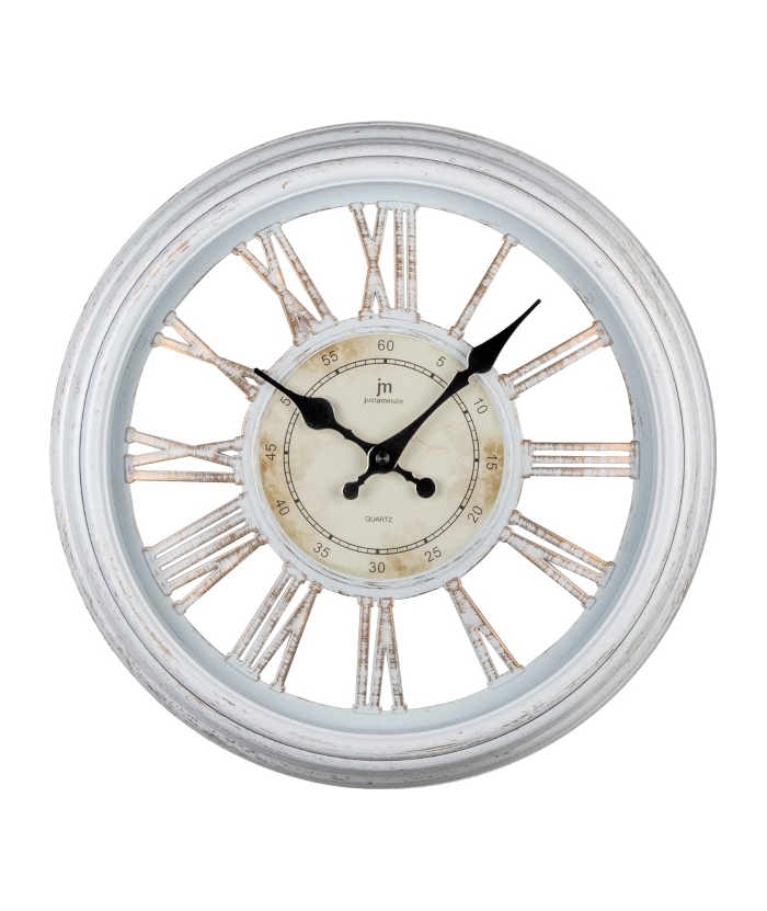 Ρολόι Τοίχου JM 00891W Πλαστικό 36cm αντικέ