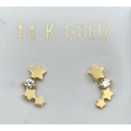 Earrings Gold "Ear climber"