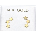 Earrings Gold "Ear climber"