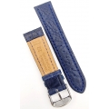 Leather Strap 22mm Blue FLUCO333
