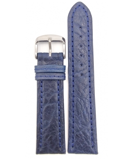 Leather Strap 22mm Blue FLUCO333