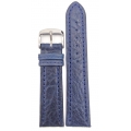 Leather Strap 22mm Blue FLUCO333