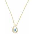 Necklace Silver 'Target' rosegold